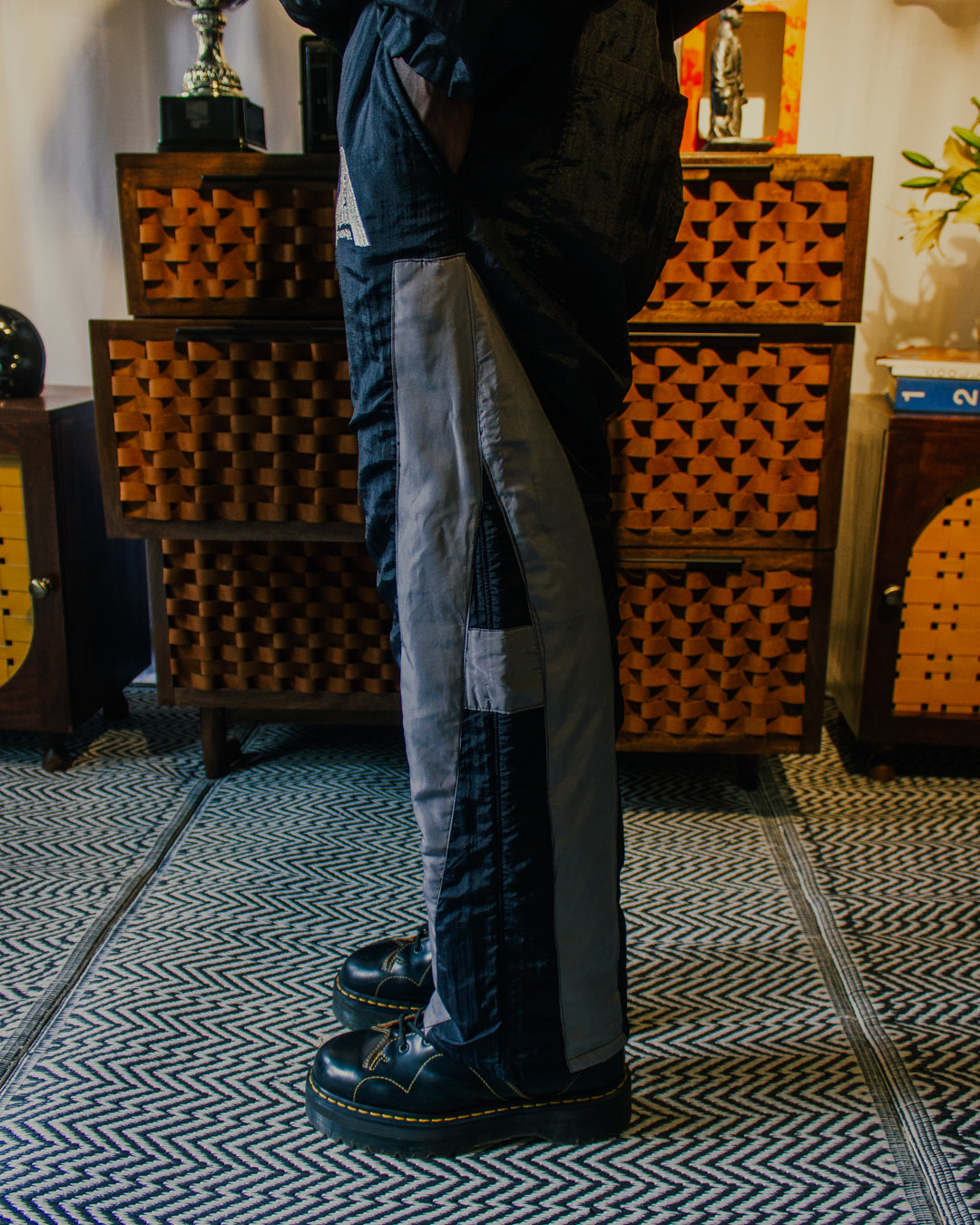 Tripple A Greyscale Track pants
