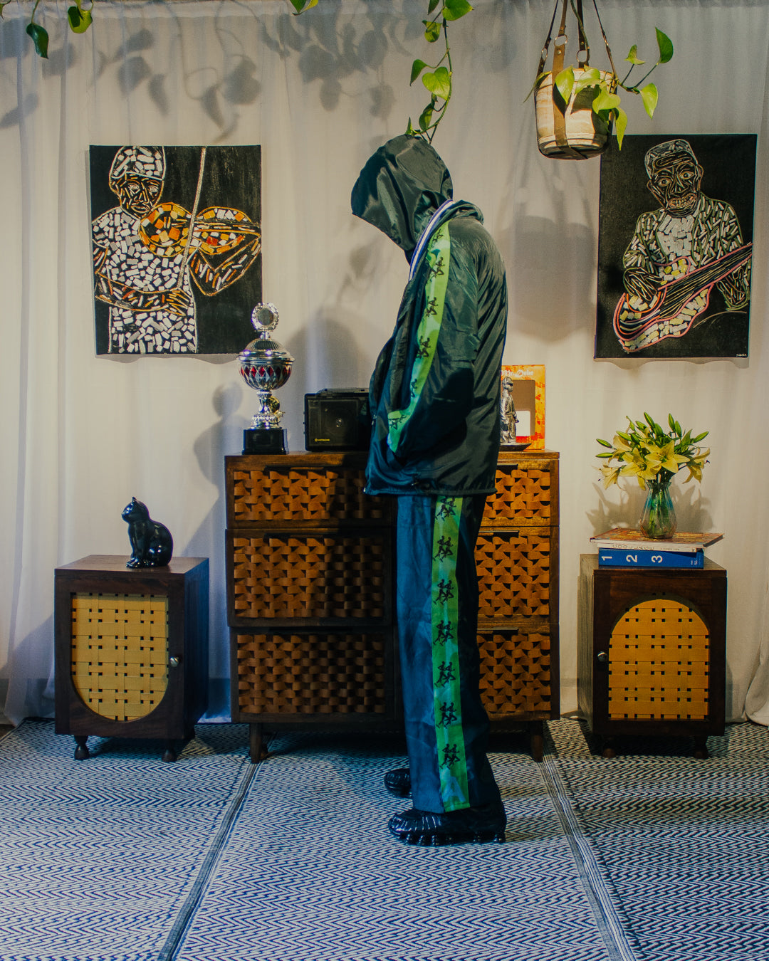 Emerald track pants