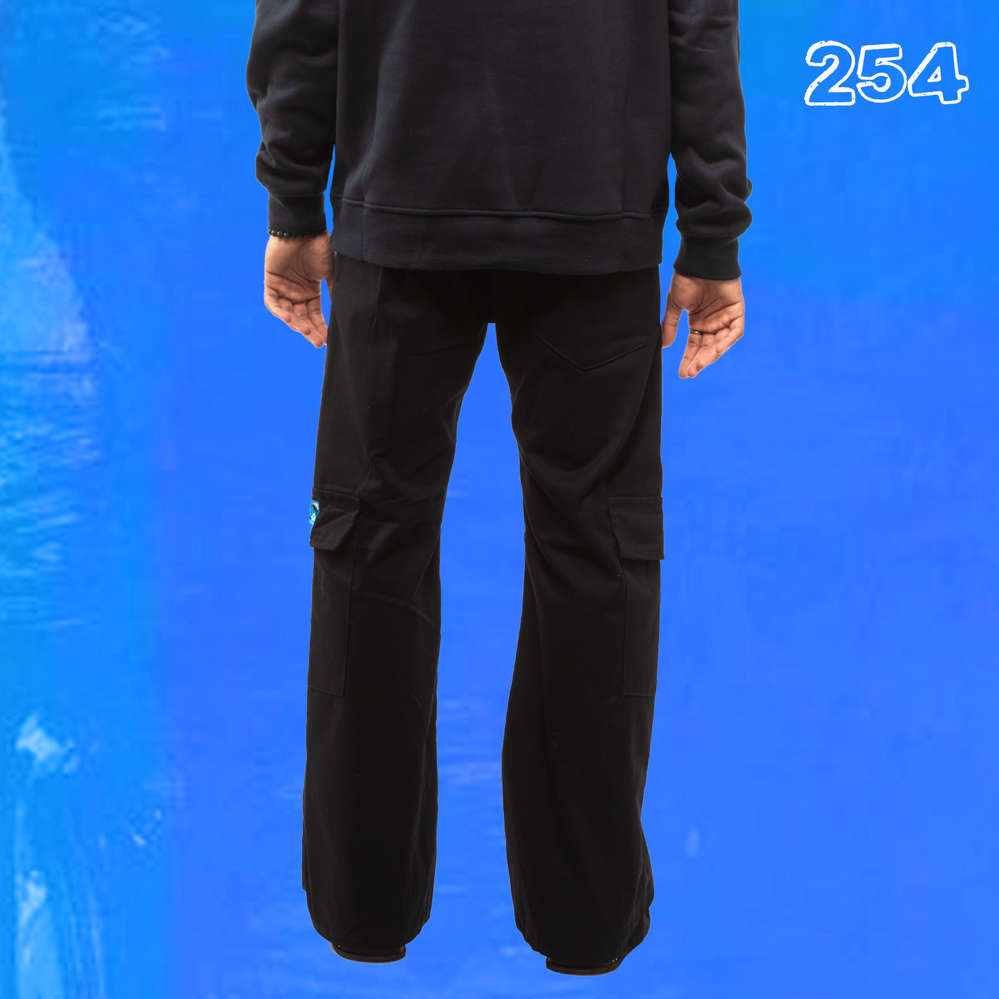 Utility black Cargo pants