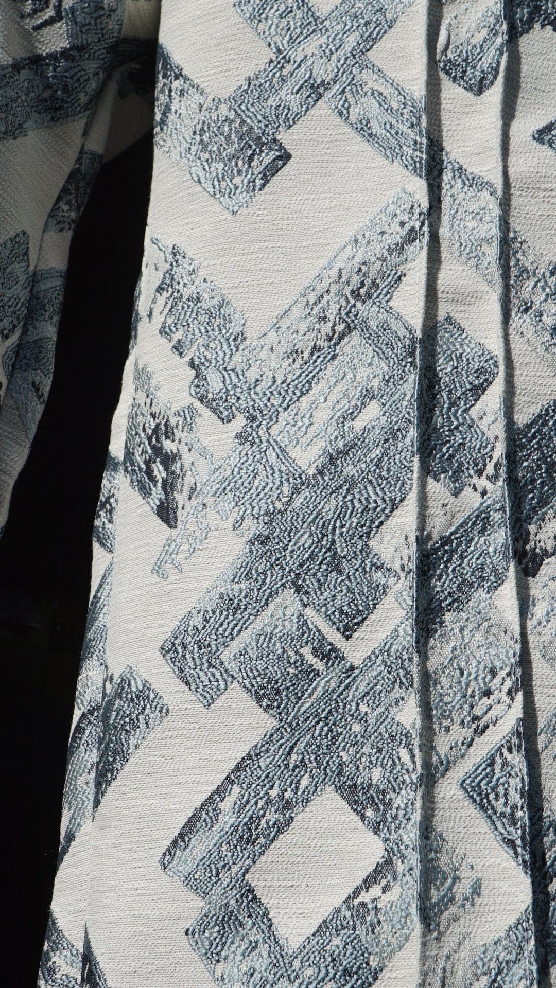 Aqua Sapphire jacquard pants