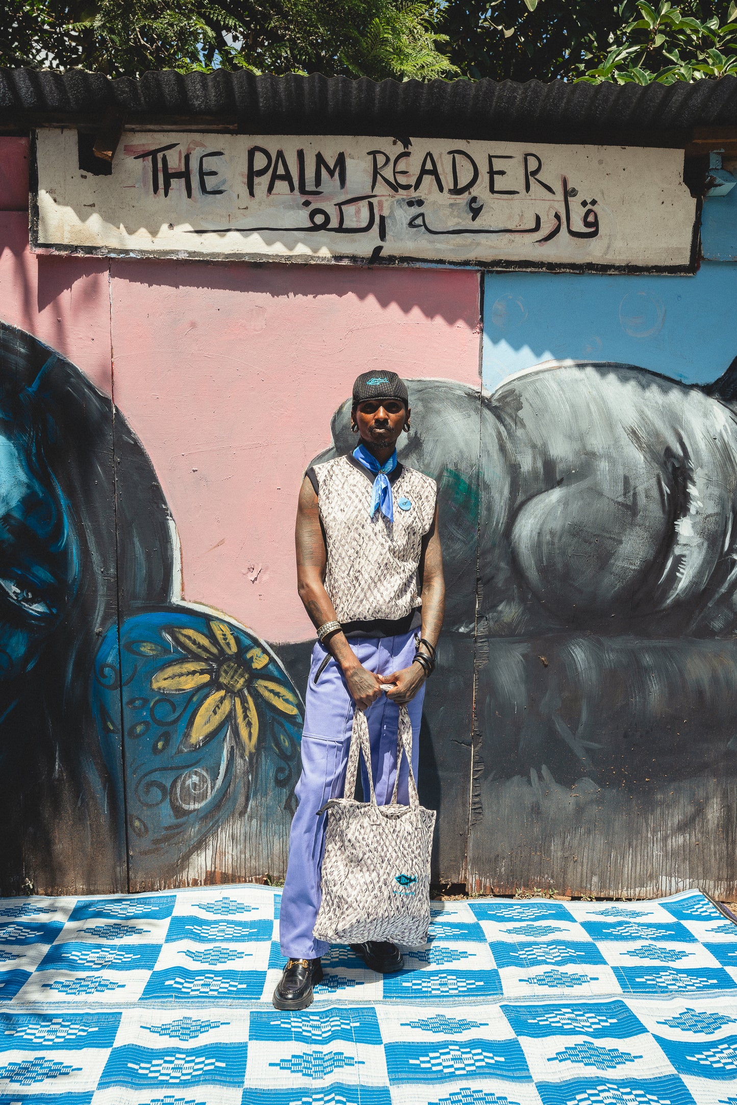 Tanzanite Jacquard vest