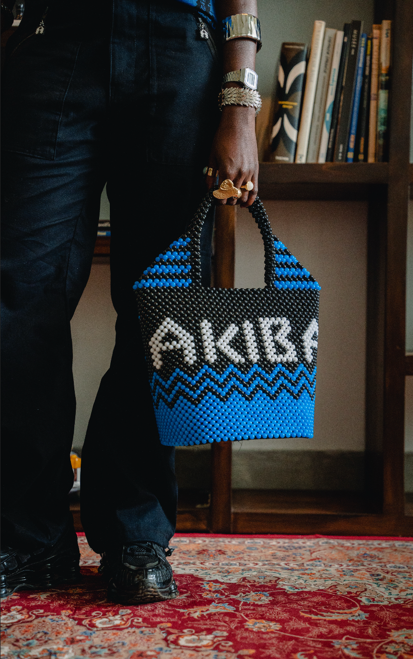Aquarium Beaded Bag