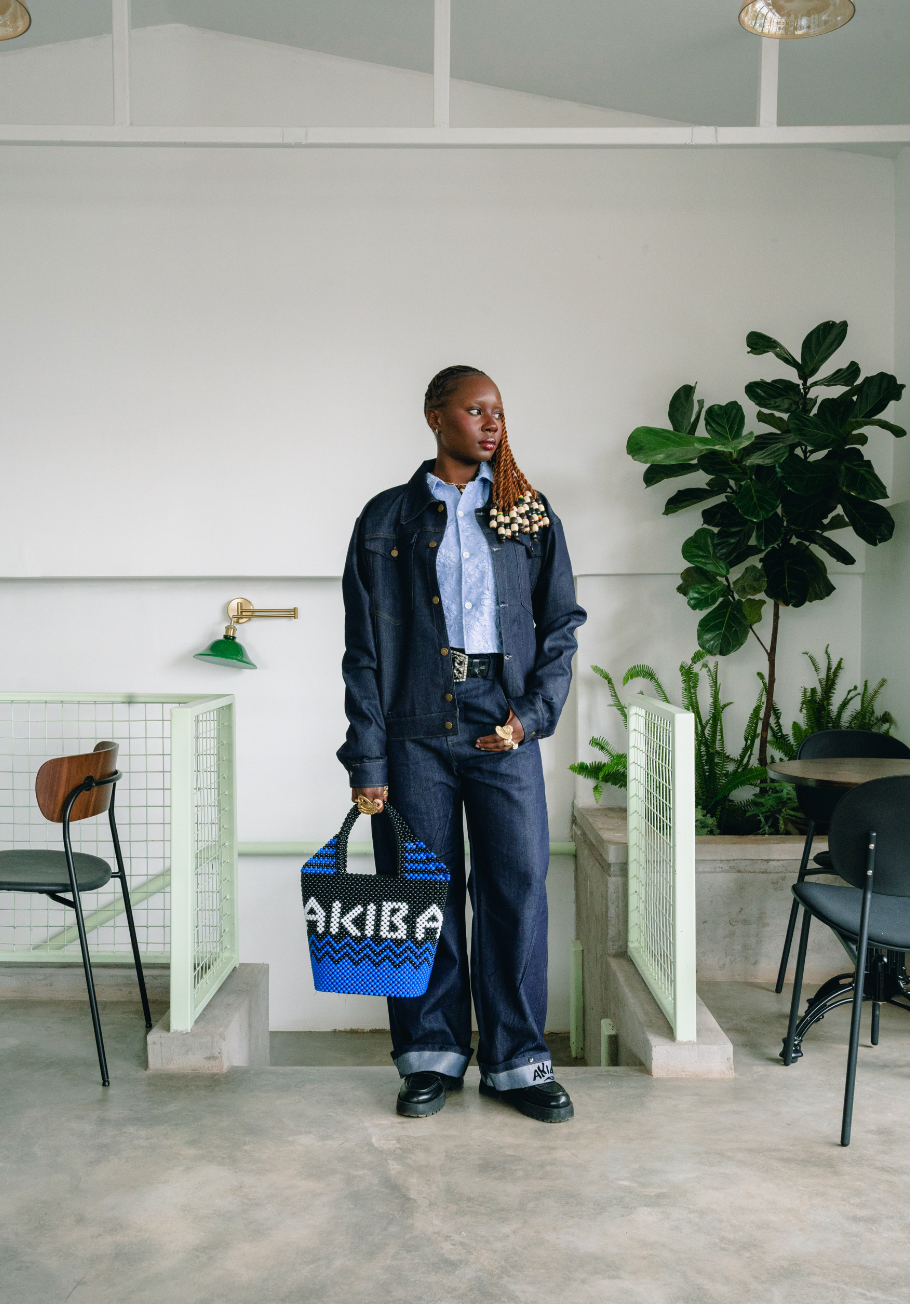 The Alphabet Denim pants