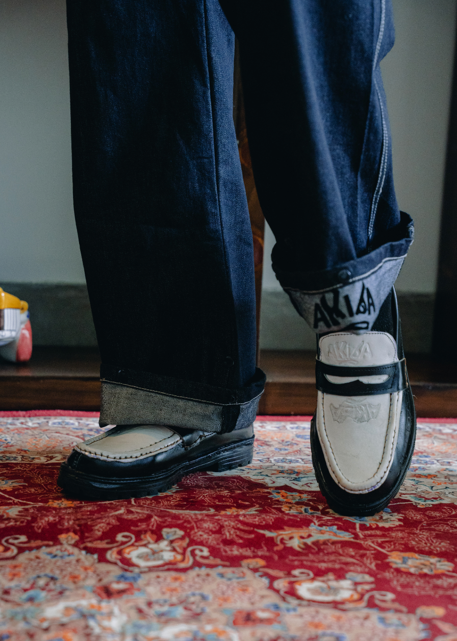 The alphabet Black Denim pants