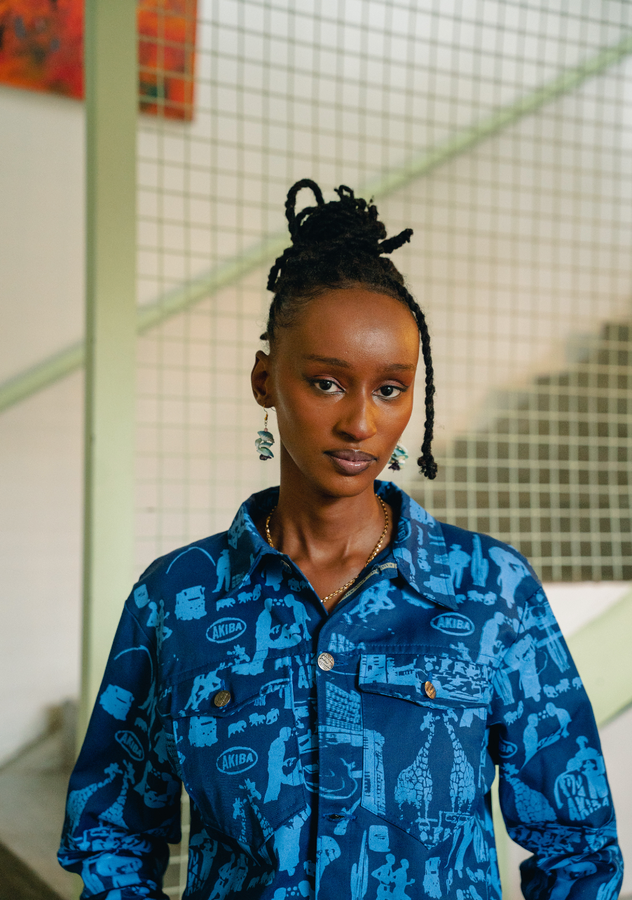 254 print Cropped jacket