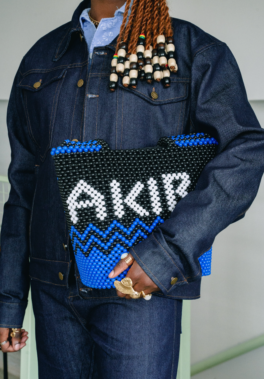 Aquarium Beaded Bag