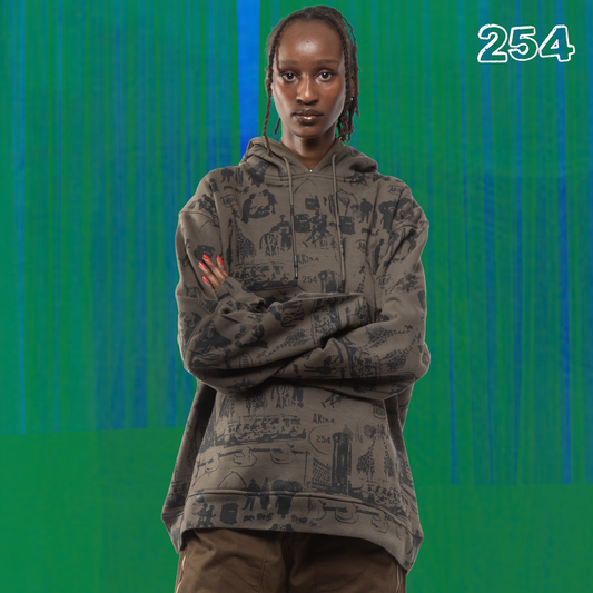 254 print Hoodies