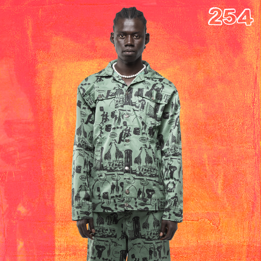 Lush green Overcoat