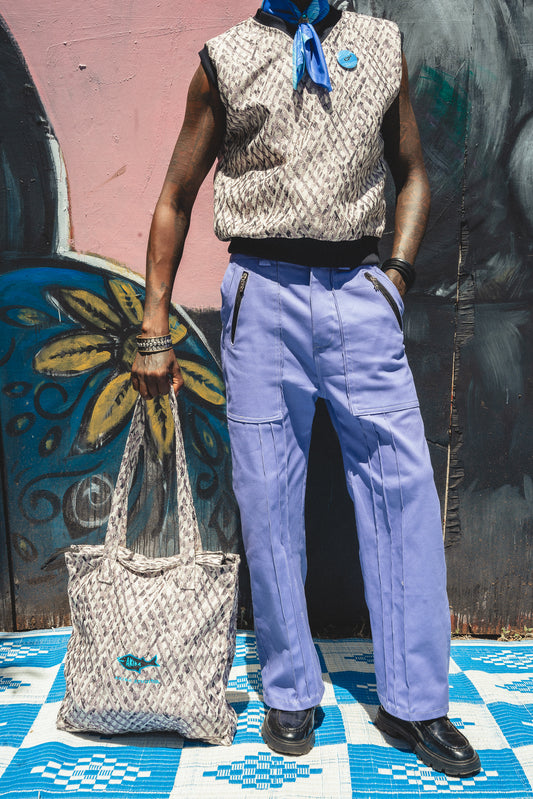 Amethyst pleated pants